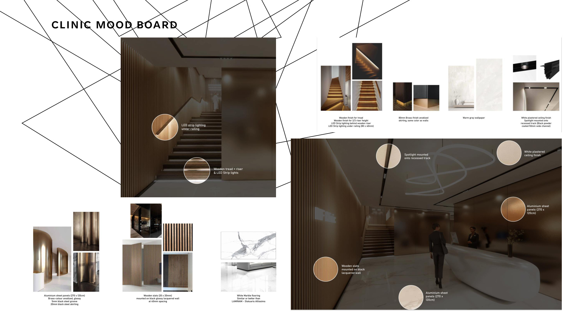 Clinic mood board concept