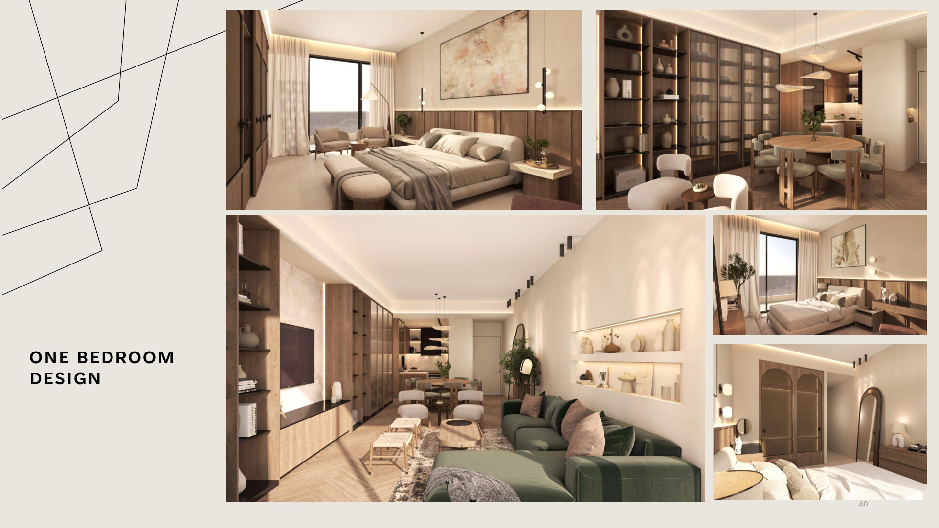 One bedroom design